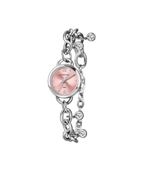 relógio feminino lince analógico lrm4877l25 r2sx prateado