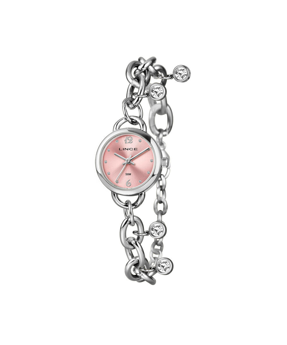 relógio feminino lince analógico lrm4877l25 r2sx prateado