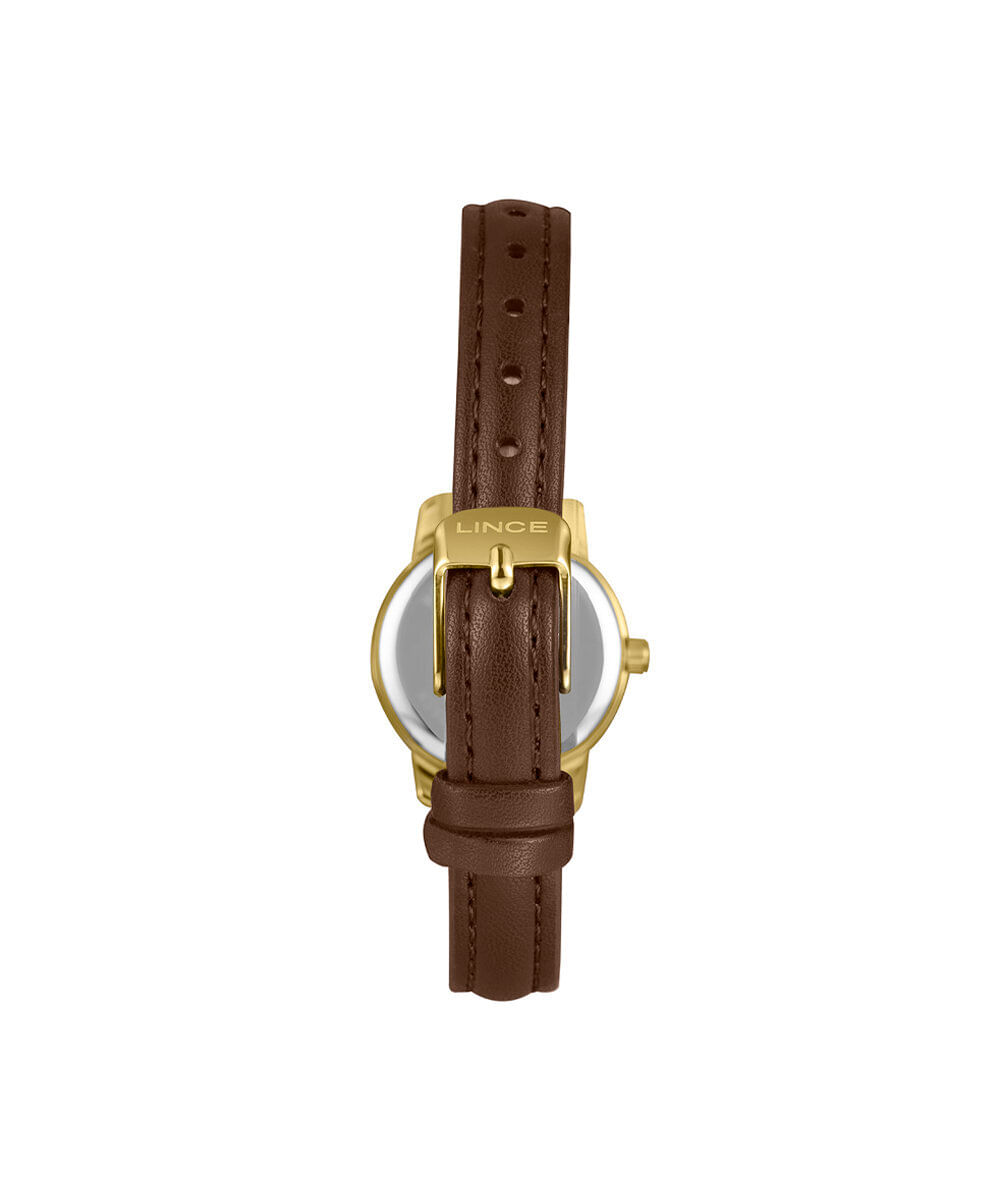 kit relógio feminino lince analógico lrch236l25 k0fsc2nx dourado