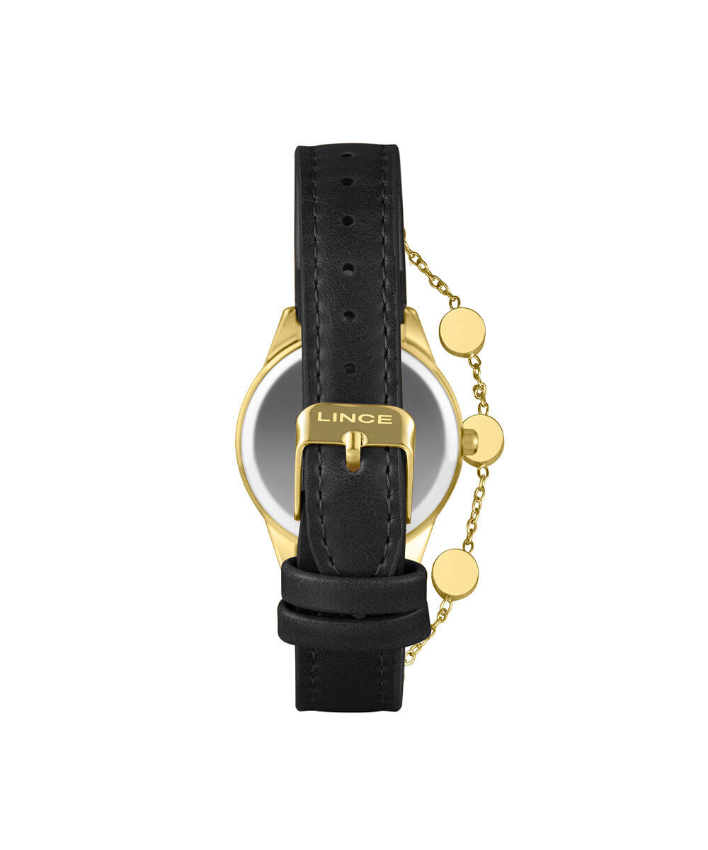 kit relógio feminino lince analógico lrc4876l34 c2px dourado