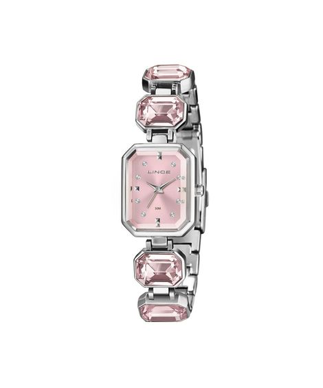 relógio feminino lince analógico lqm4872l23 r1sr prateado