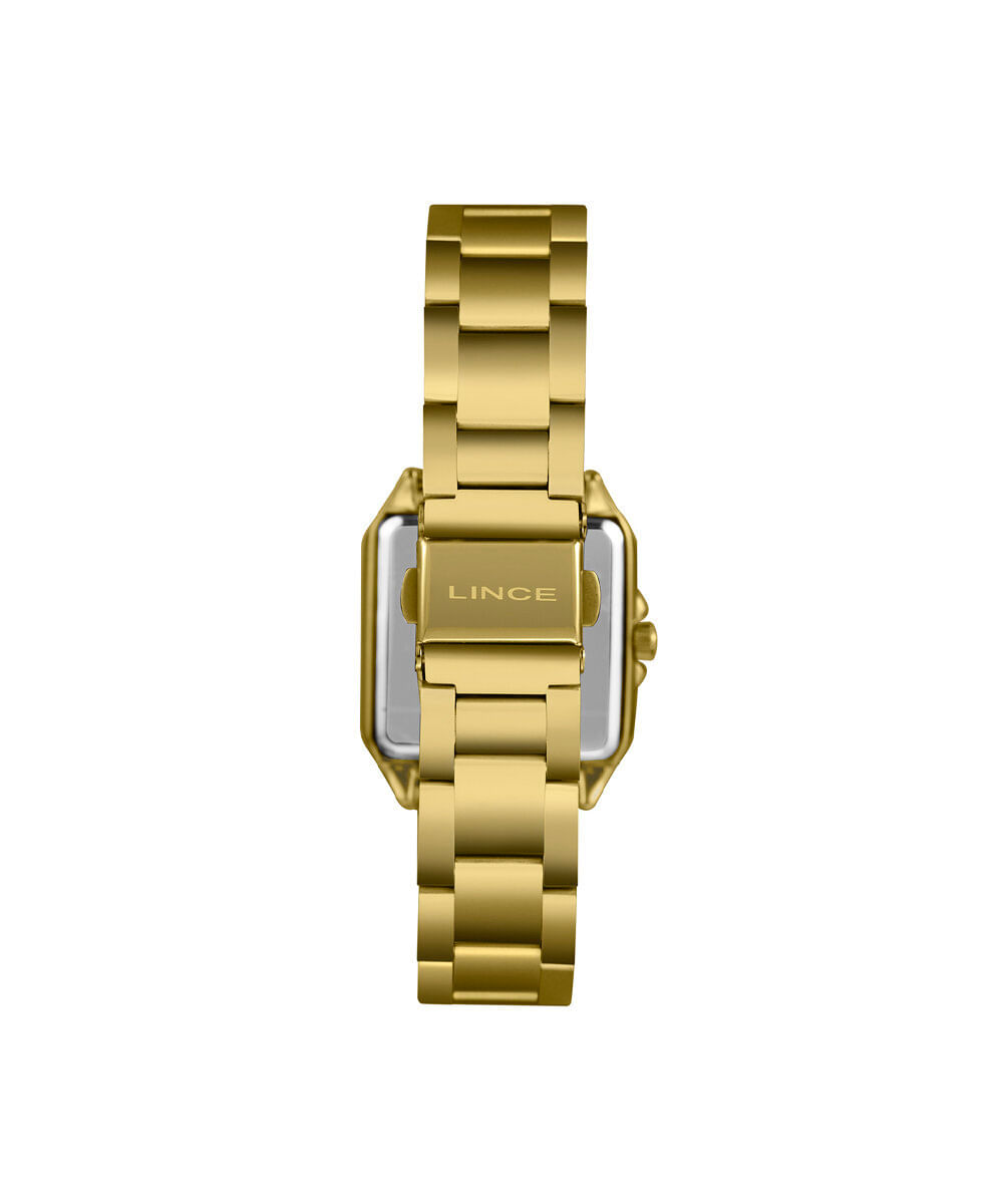 kit relógio feminino lince analógico lqgm060l30 k0hrb2kx dourado