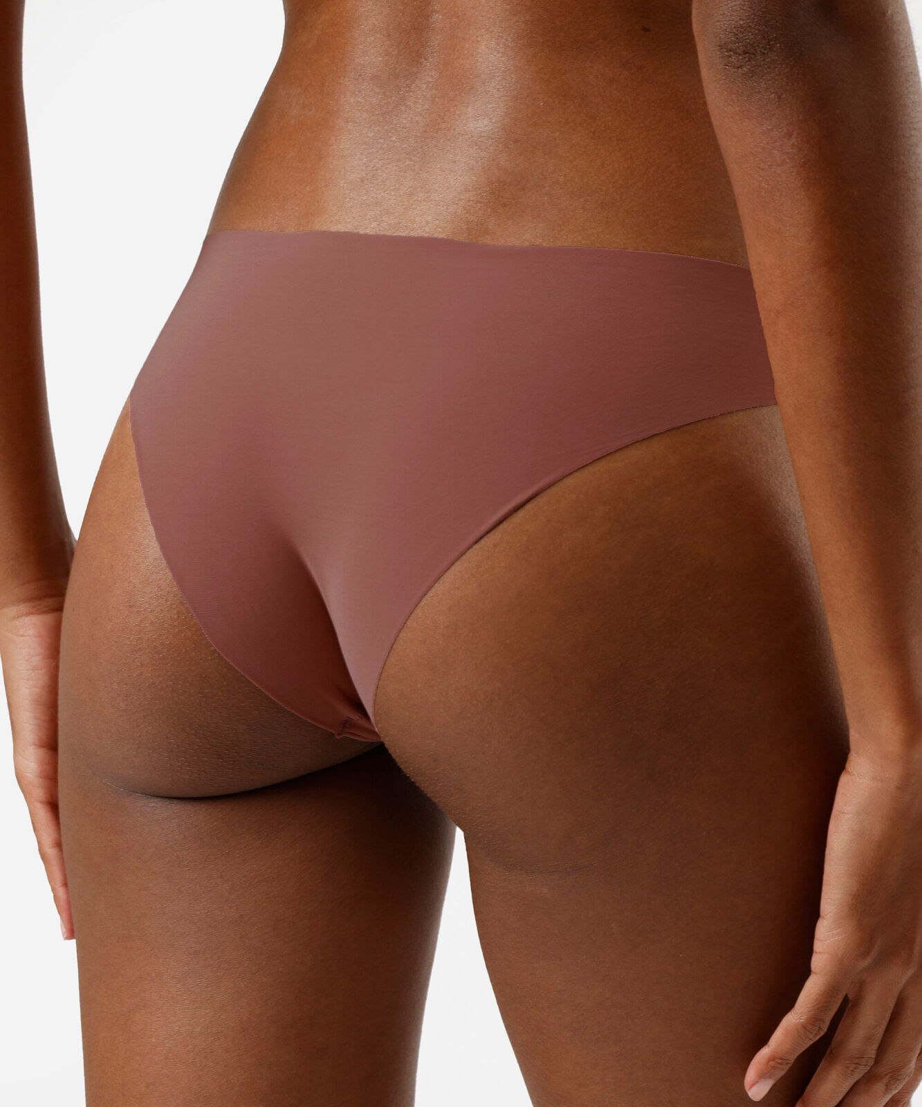 kit de 2 calcinhas biquíni feminina de poliamida com corte a fio colorido