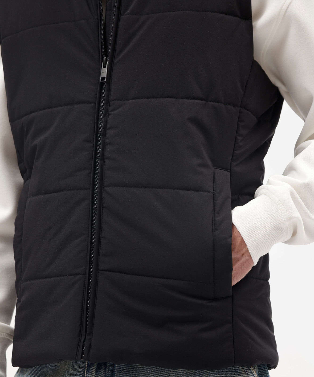 colete puffer masculino preto