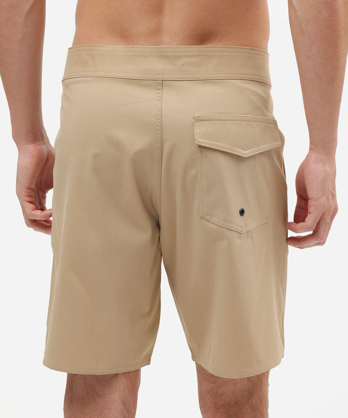 short boardshort masculino bege