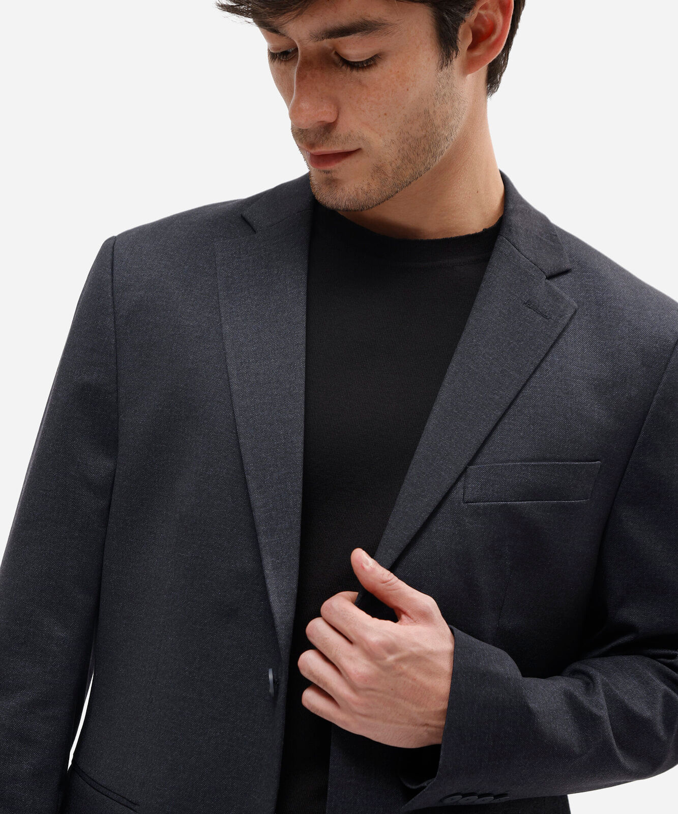 blazer de alfaiataria masculino azul