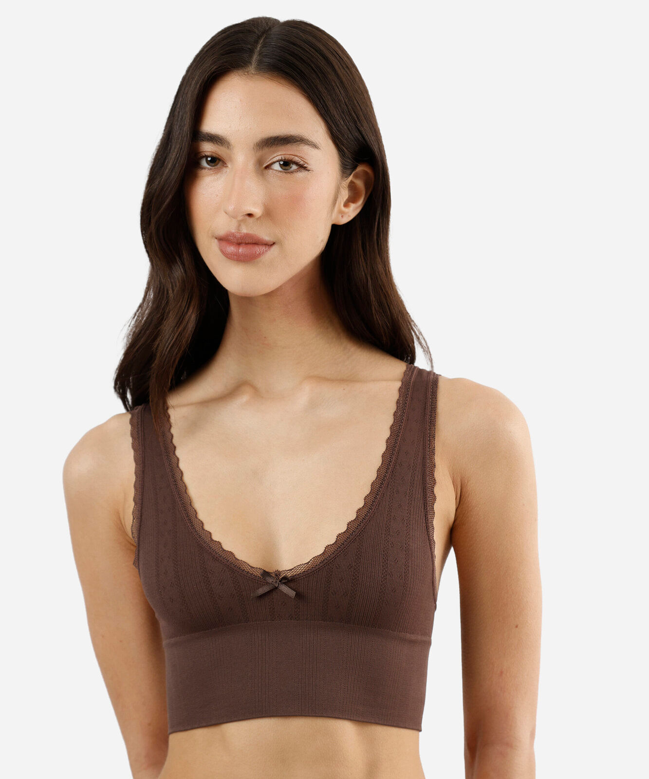 kit de 2 sutiãs top feminino sem costura colorido
