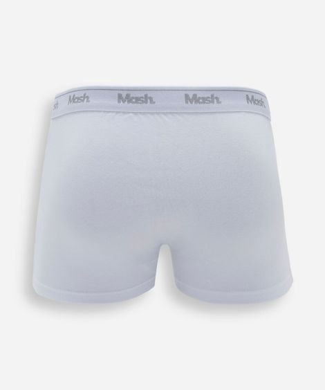 kit de 2 cuecas boxer masculina de algodão mash colorido