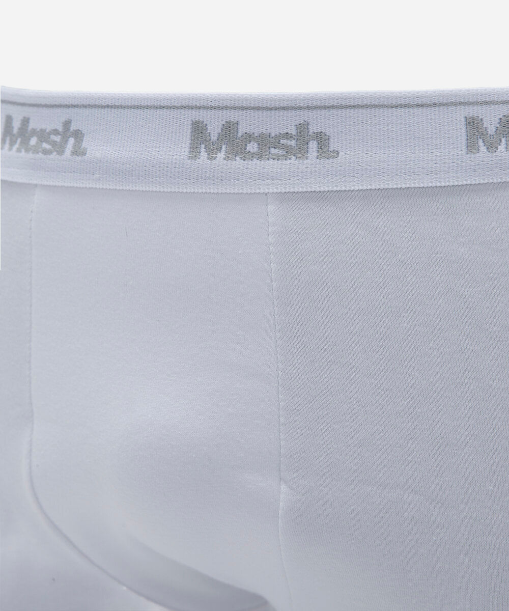 kit de 2 cuecas boxer masculina de algodão mash colorido