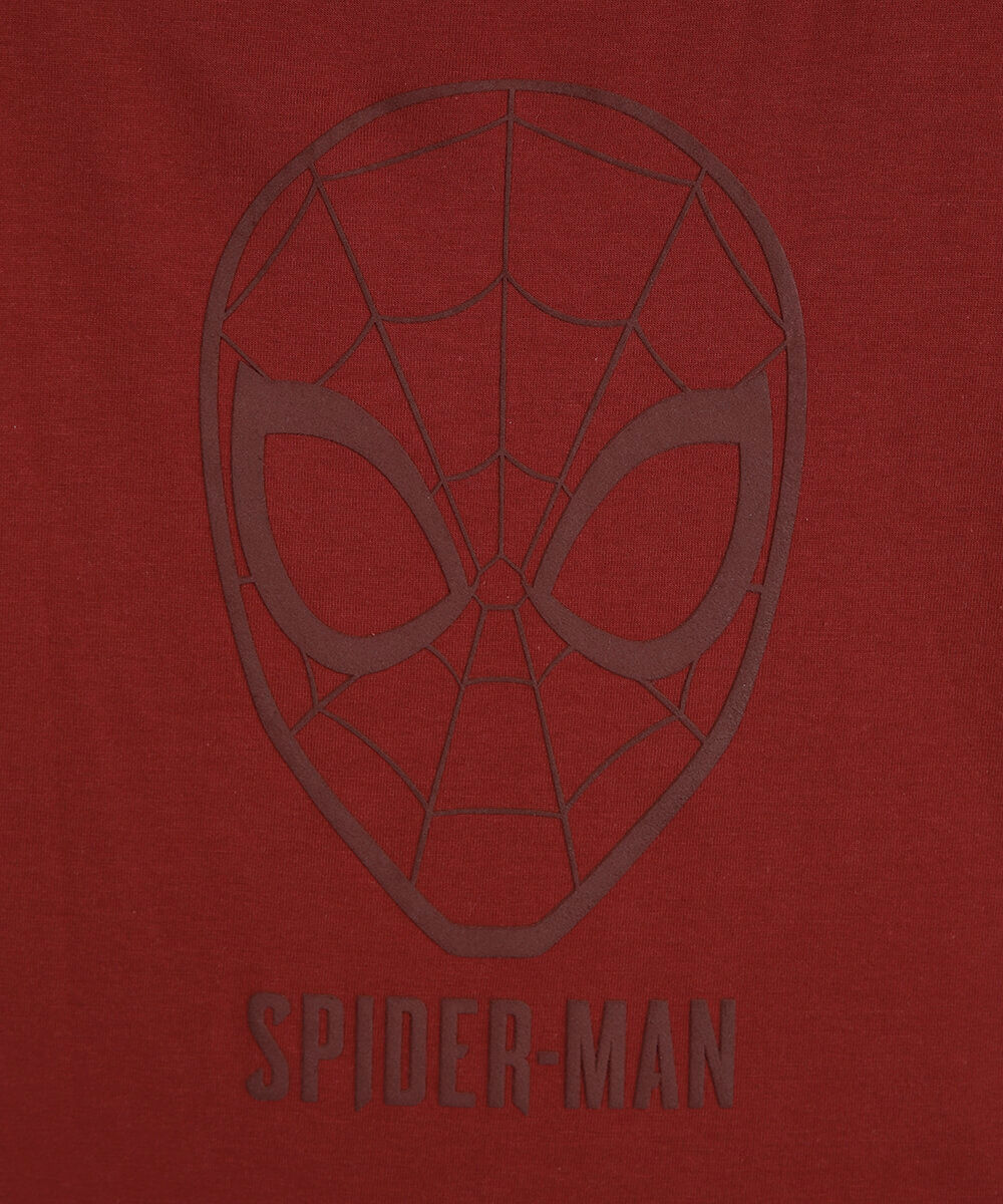camiseta infantil de algodão manga curta homem aranha vermelha