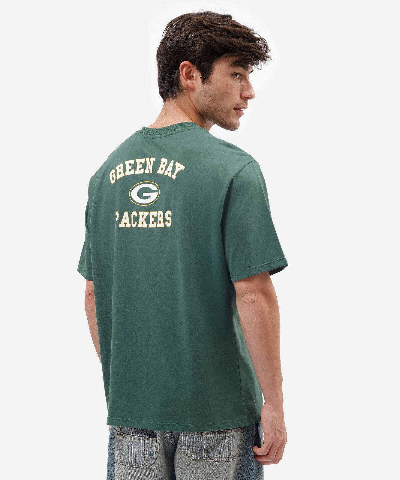 camiseta masculina com algodão manga curta packers nfl verde