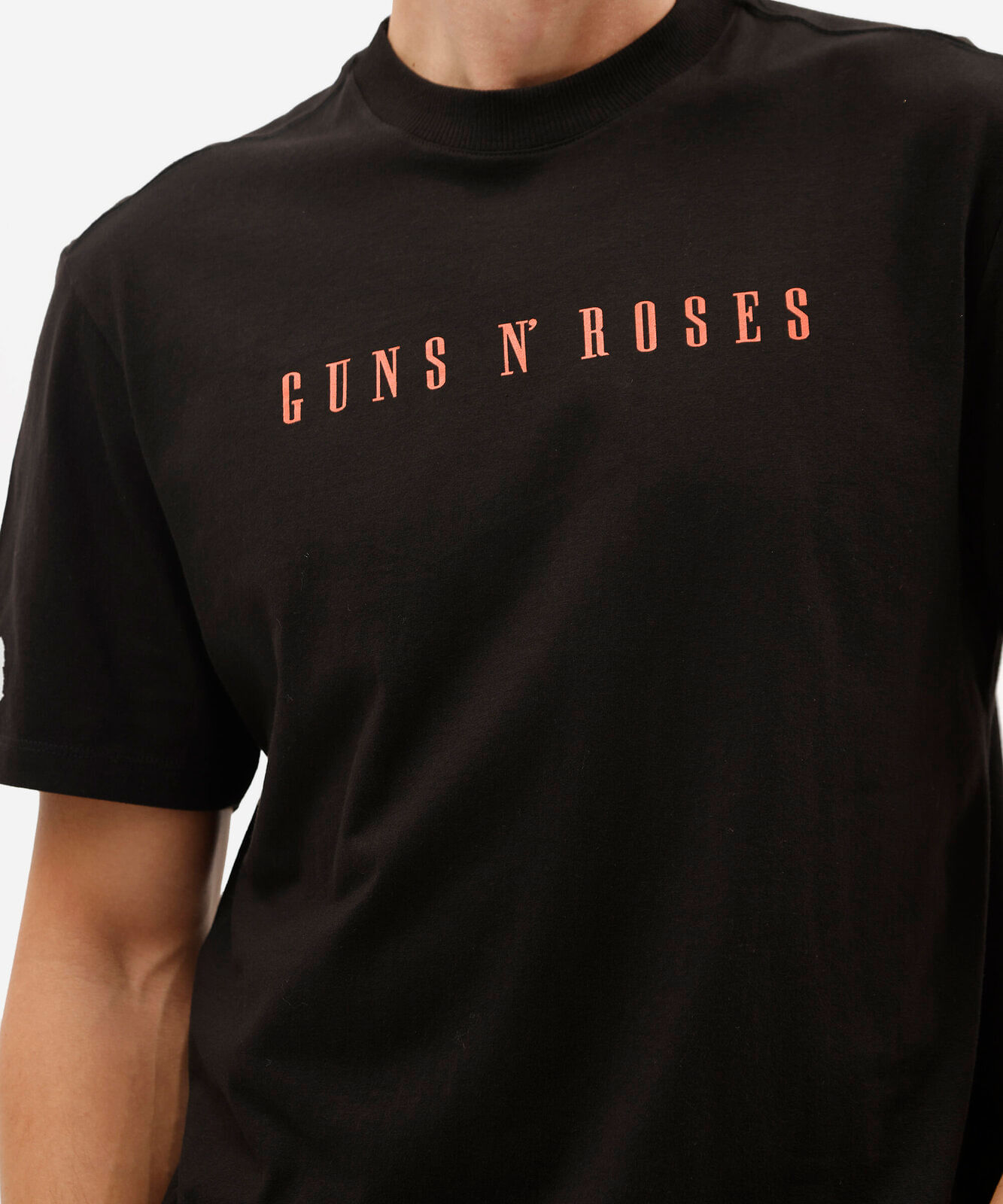 camiseta masculina de algodão guns n roses preta