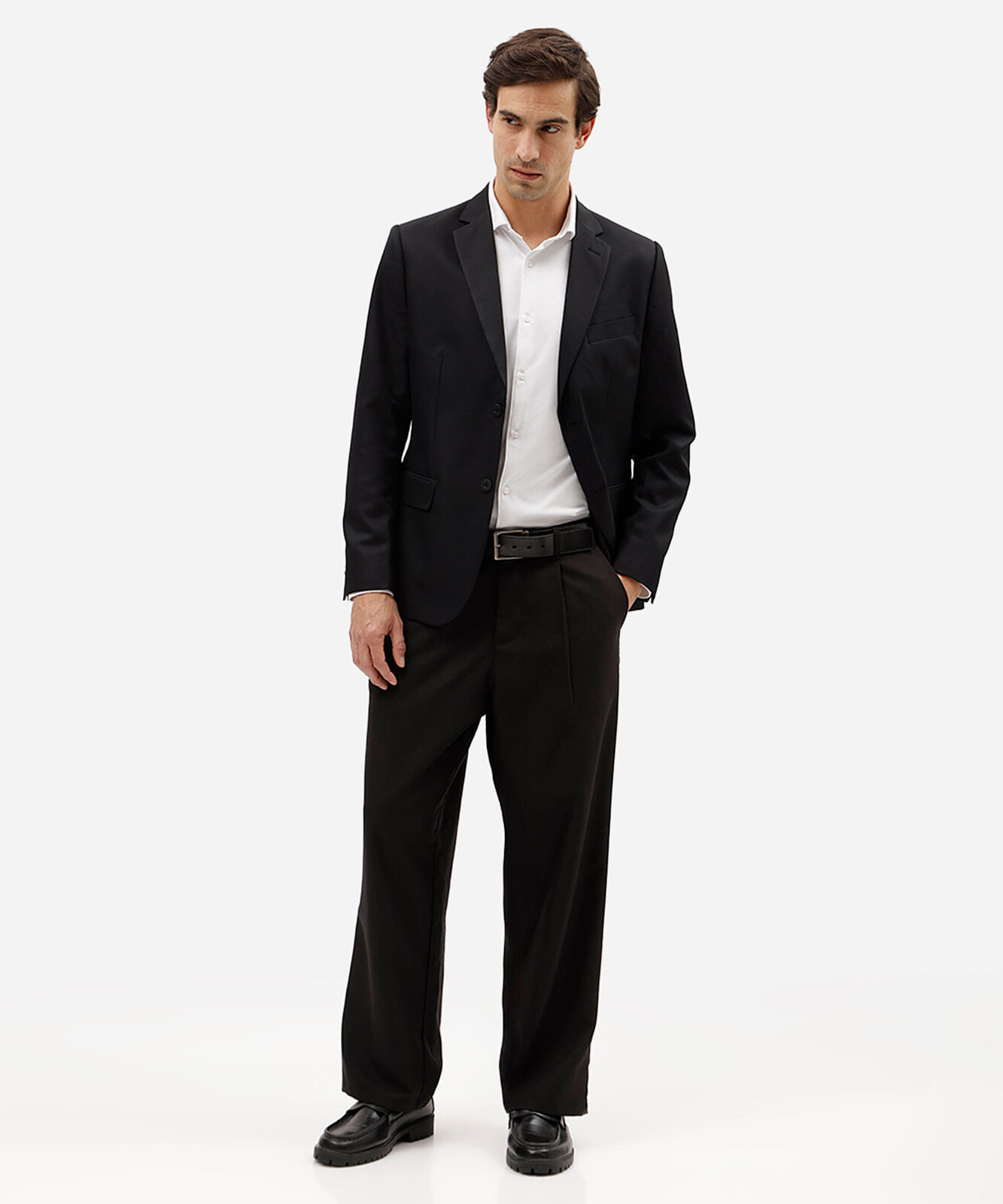 blazer de alfaiataria masculino preto