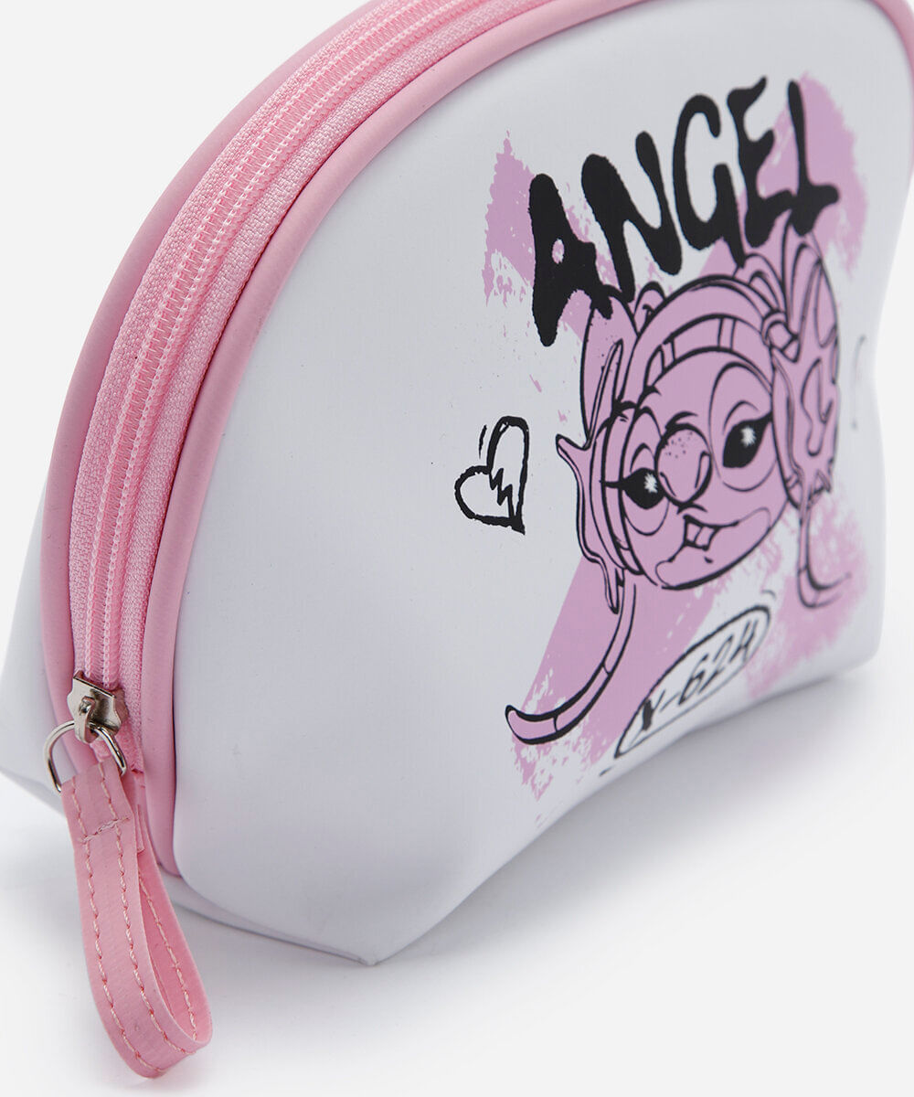 necessaire meia lua angel off white