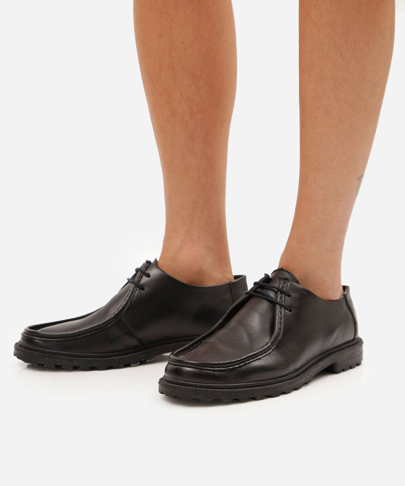mocassim dockside masculino em pu tratorado preto