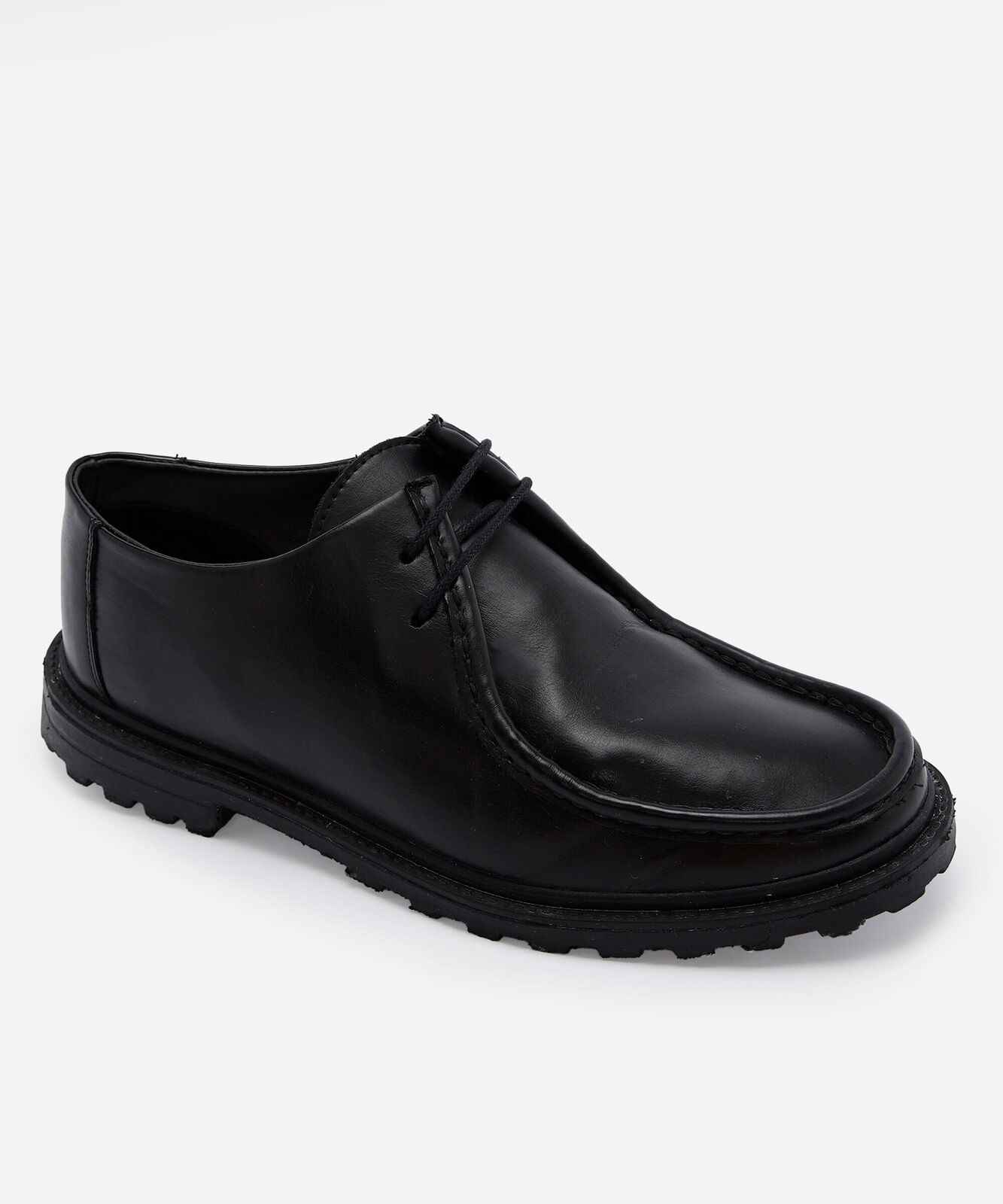 mocassim dockside masculino em pu tratorado preto