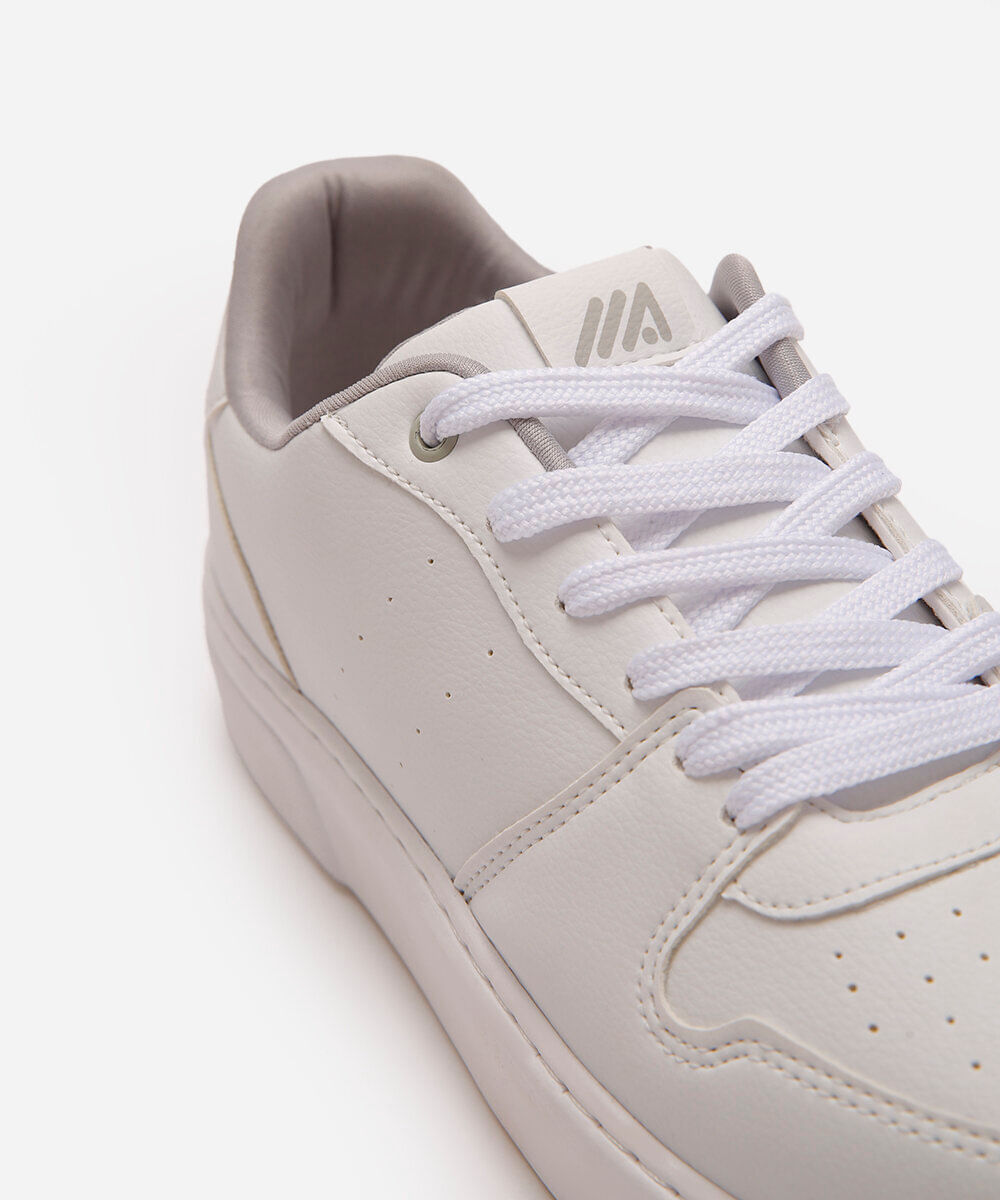 tênis casual cano baixo branco