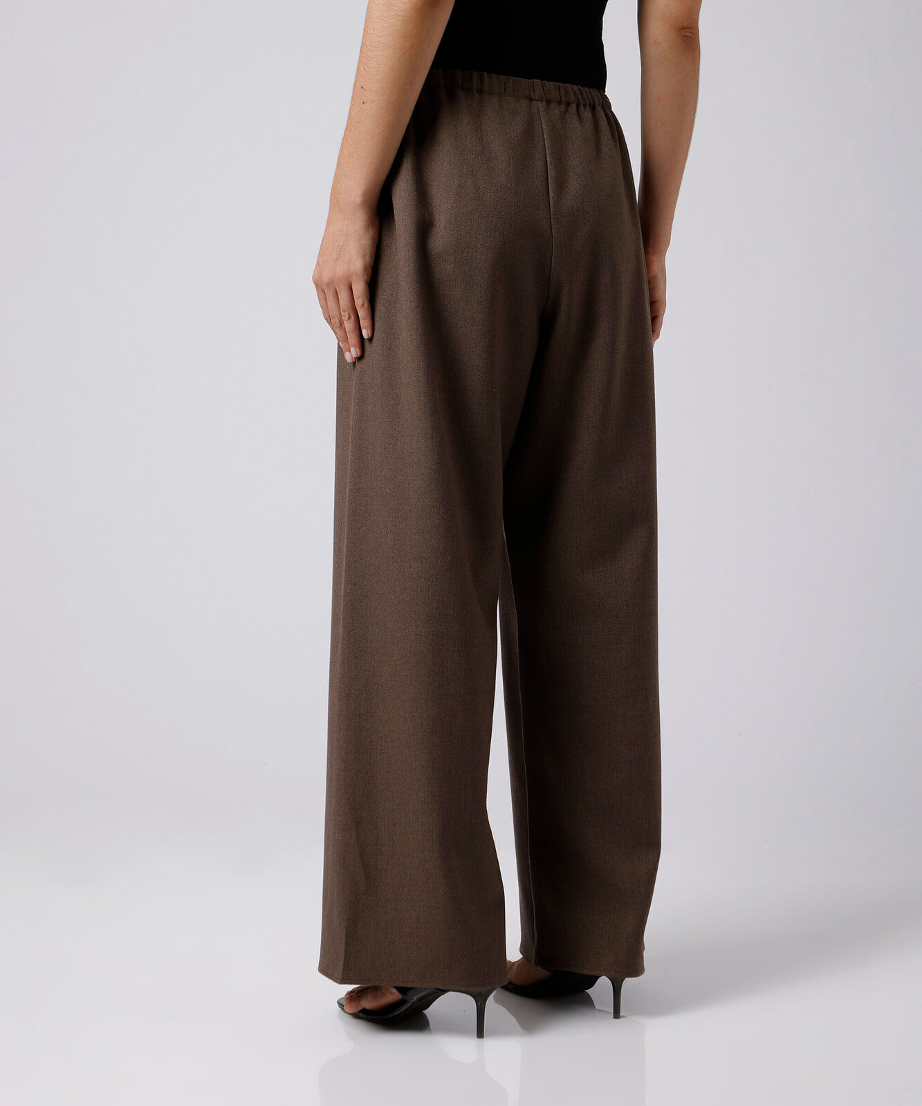 calça estilo pijama feminina mindset marrom