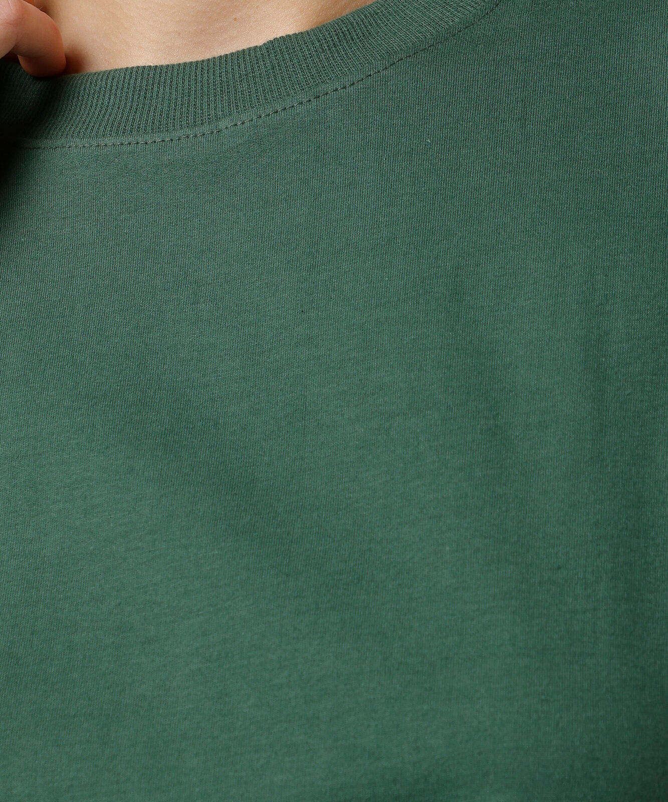 camiseta feminina de algodão manga curta mindset verde