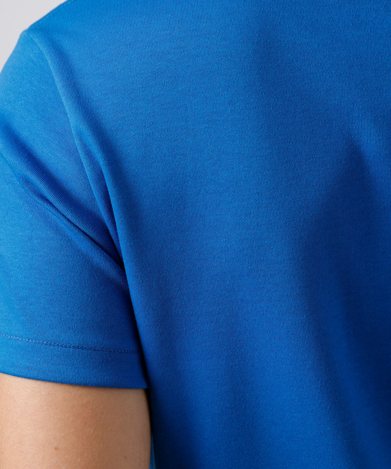camiseta feminina de algodão slim mindset azul