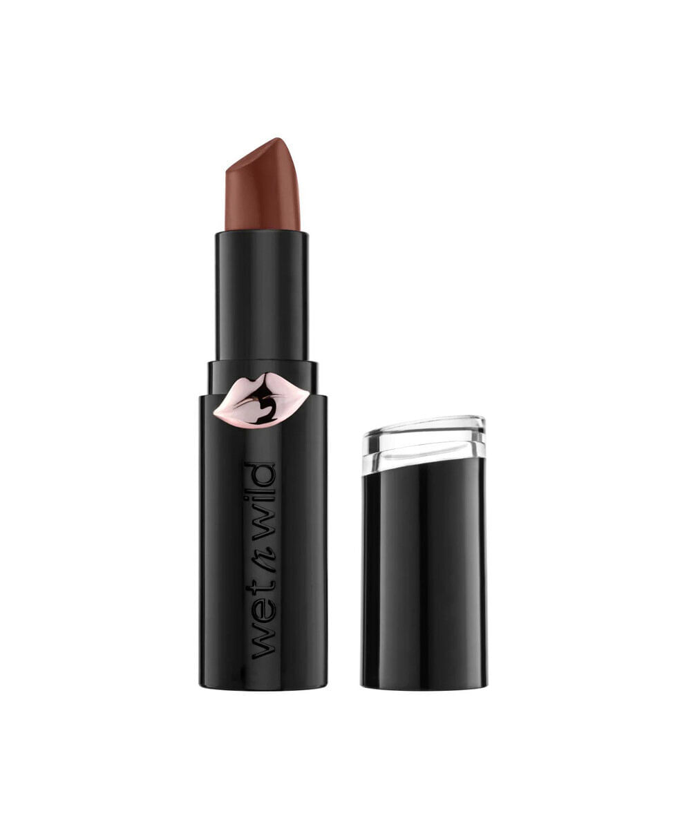 batom wet n wild longa duração megalast lip color matte mochalicious