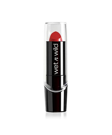 batom cremoso wet n wild silk finish lipstick raging red