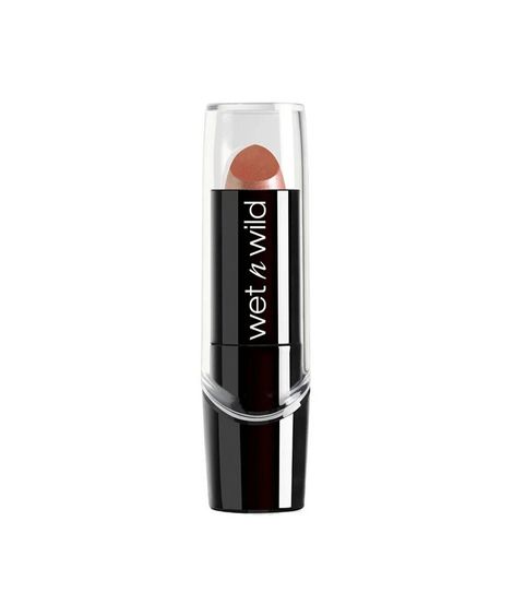 batom cremoso wet n wild silk finish lipstick dark pink frost