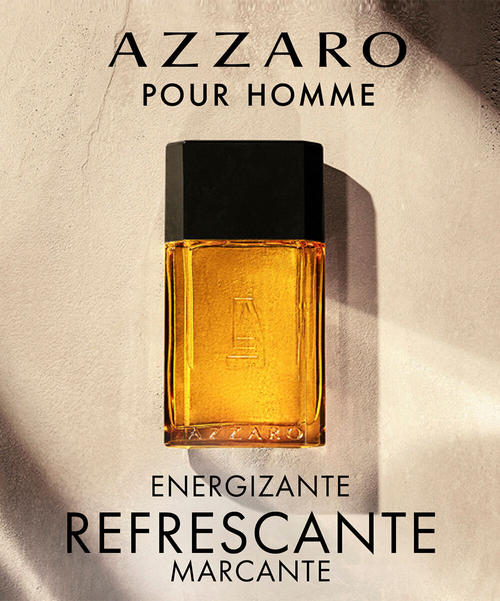 kit perfume masculino azzaro homme edt 100ml e shower gel 75ml