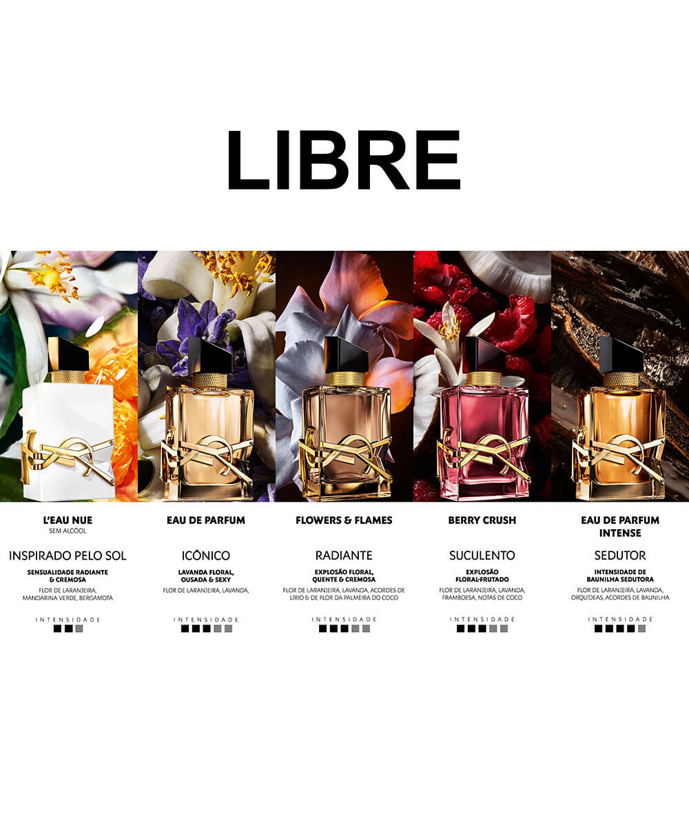 perfume feminino yves saint laurent libre berry crush eau de parfum ysl 90ml