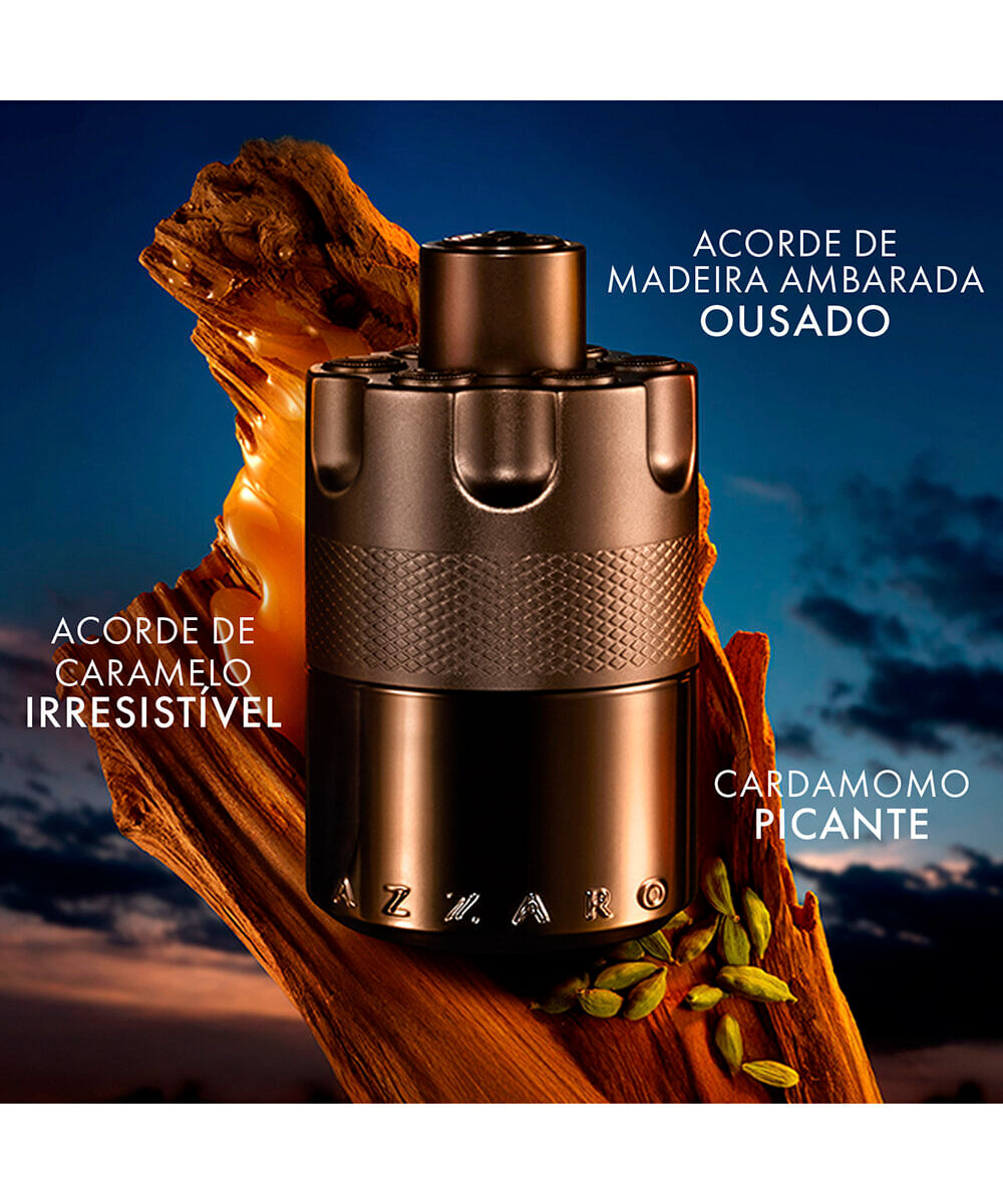 kit perfume masculino azzaro coffret the most wanted eau de parfum intense 100ml hair and gel 75ml e travel size 10ml