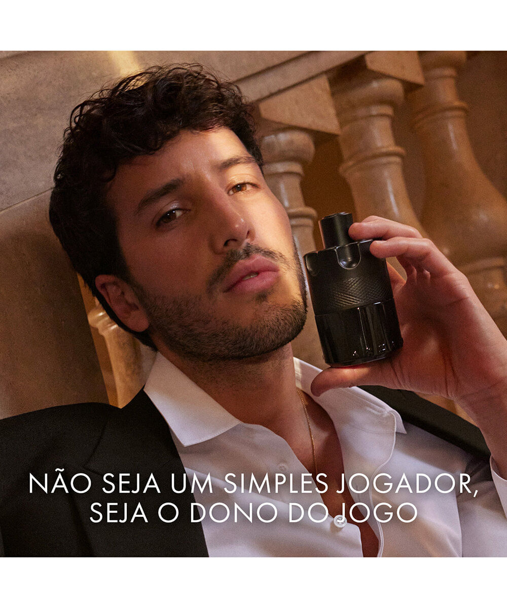 kit perfume masculino azzaro coffret the most wanted eau de parfum intense 100ml hair and gel 75ml e travel size 10ml