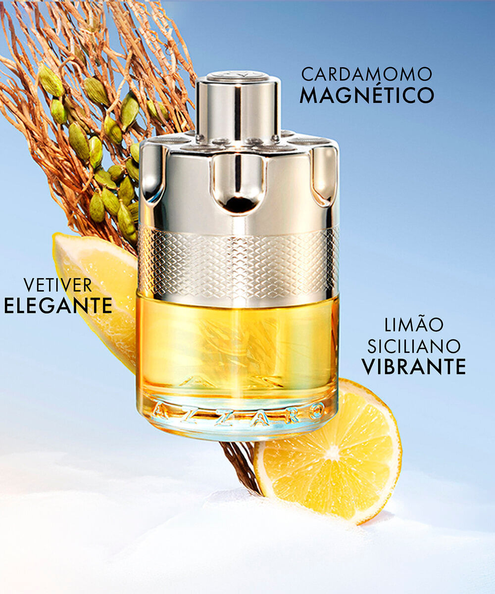 kit perfume masculino azzaro wanted edt 100ml hb 75ml e 10ml