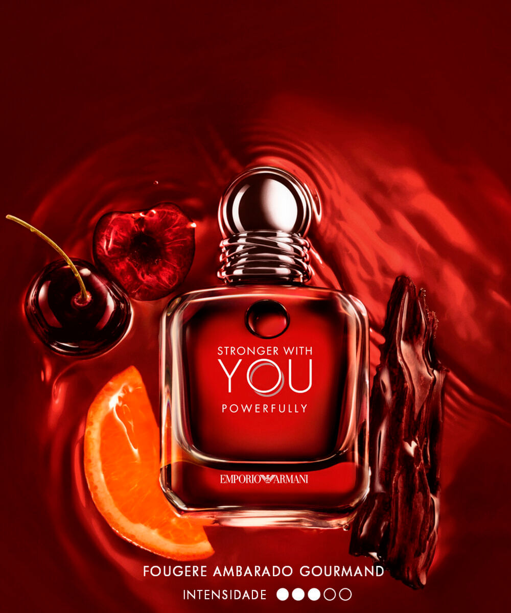 perfume masculino armani stronger with you powerfully edp 100ml