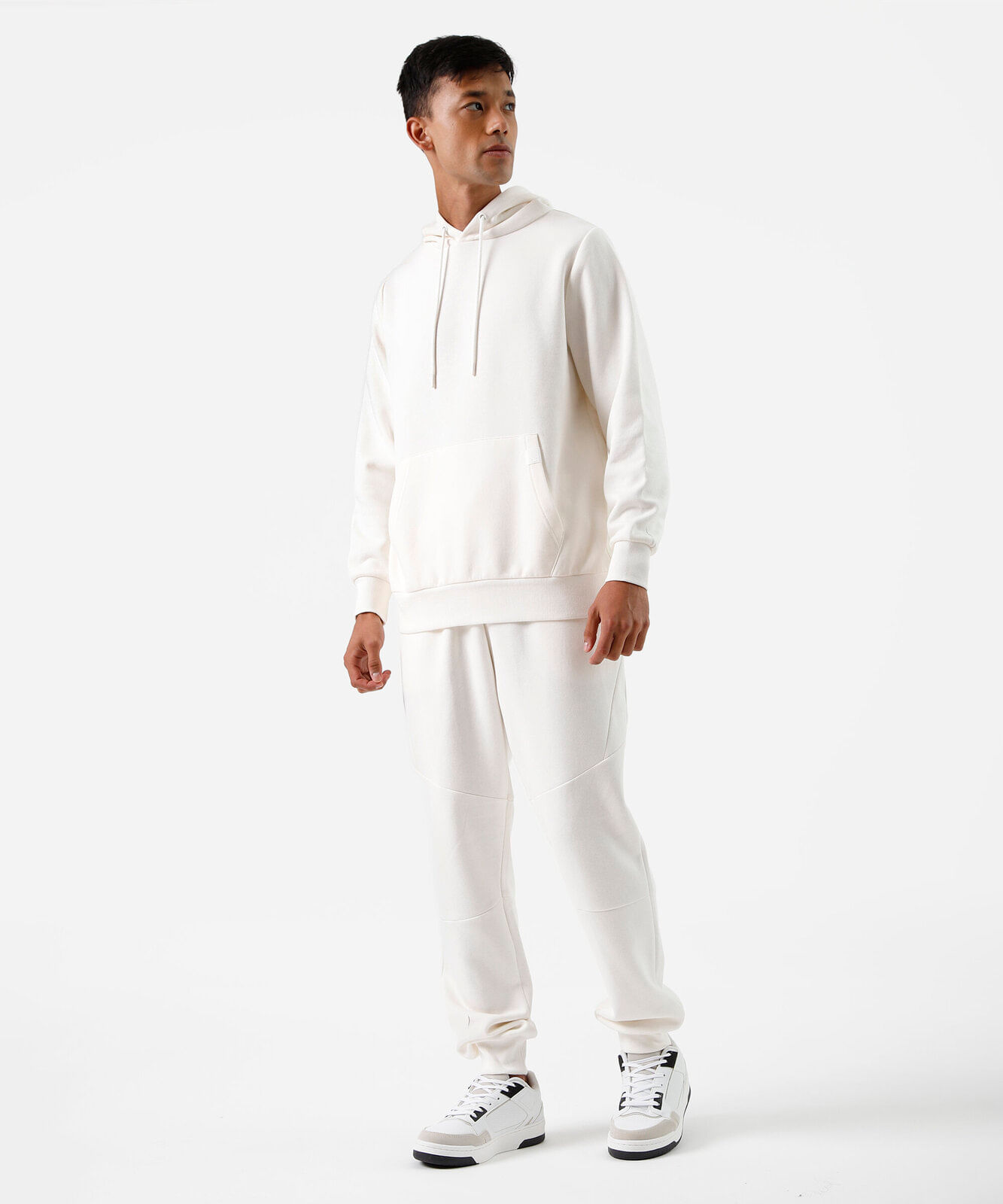 calça jogger masculina de moletom esportiva off white