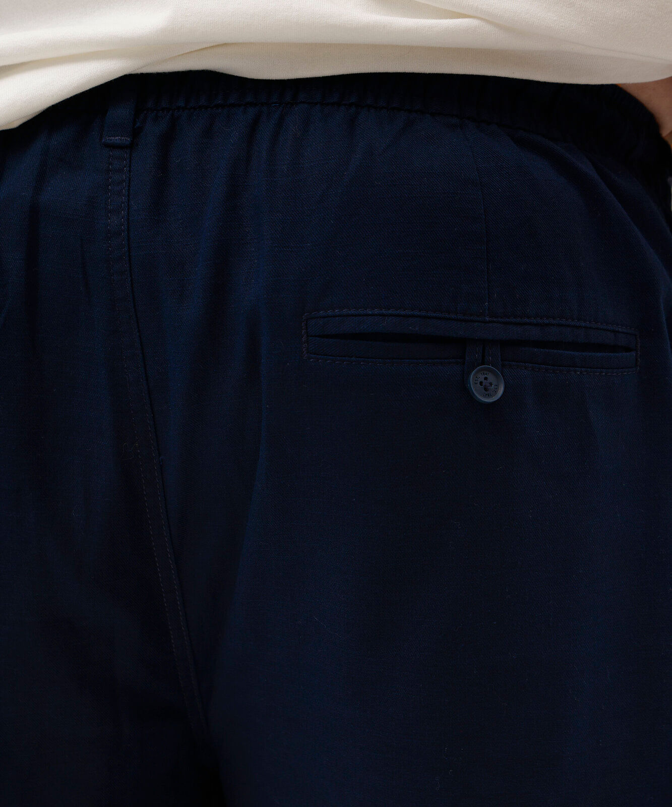 bermuda reta masculina cós com cordão plus size azul