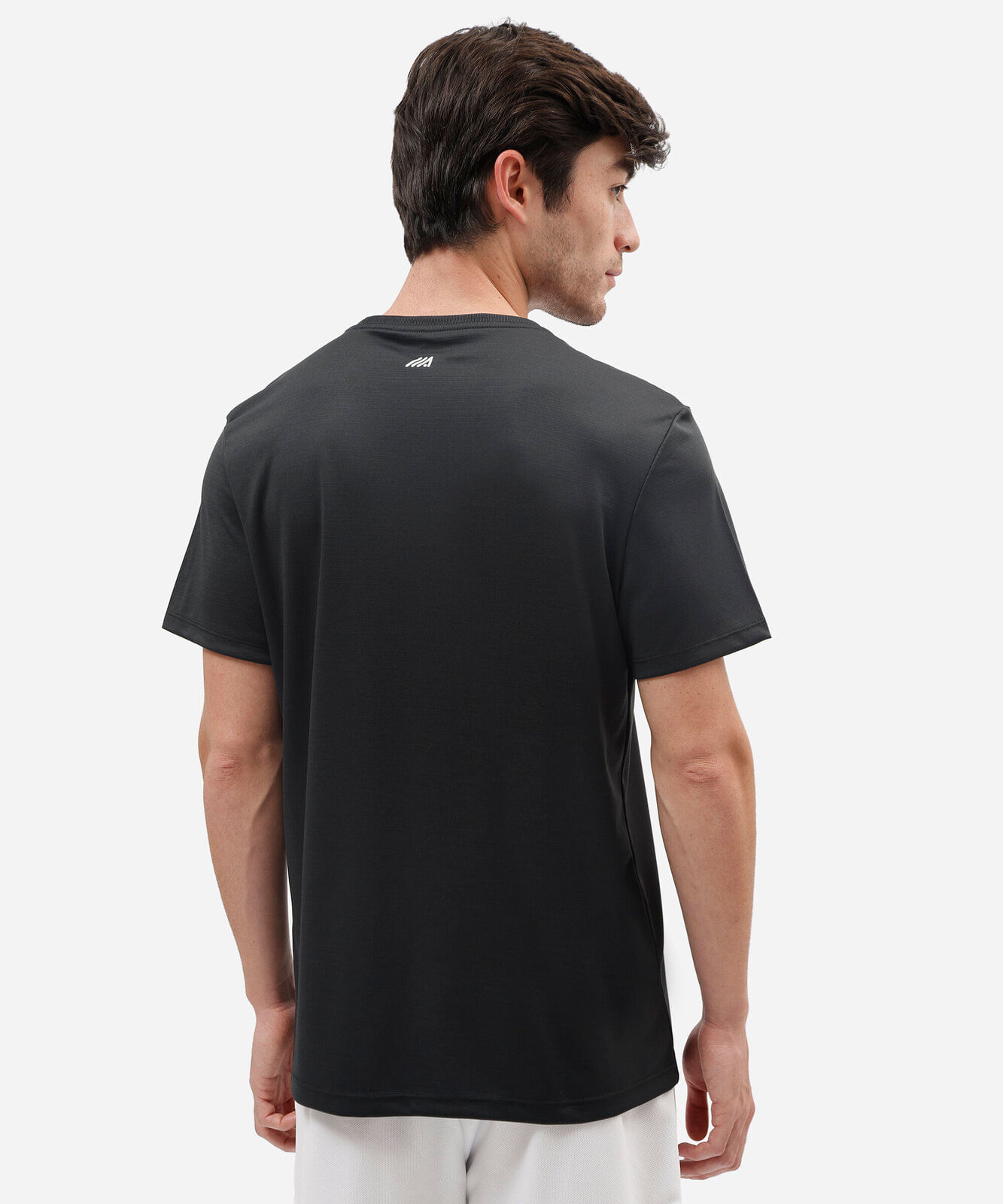 camiseta masculina básica esportiva manga curta preta