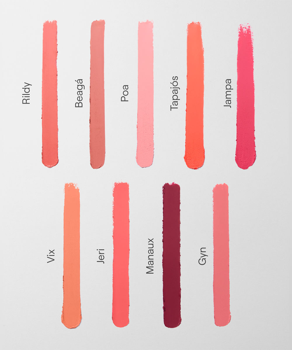boca rosa stick cor blush sombra batom beaga