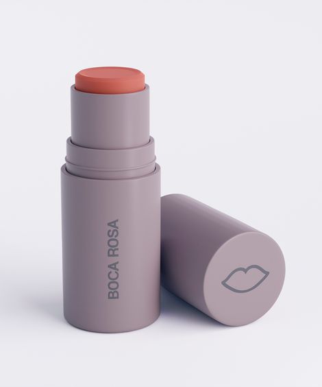 boca rosa stick cor blush sombra batom vix