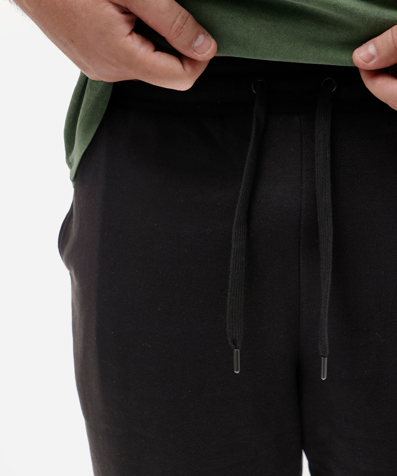 bermuda relaxed masculina cós com cordão plus size preta