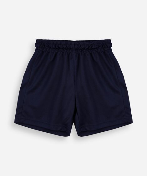 bermuda esportiva infantil masculina de malha creta azul