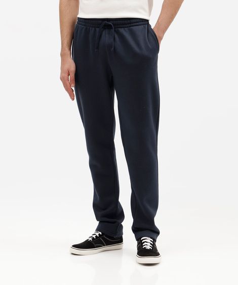 calça masculina esportiva de moletom azul