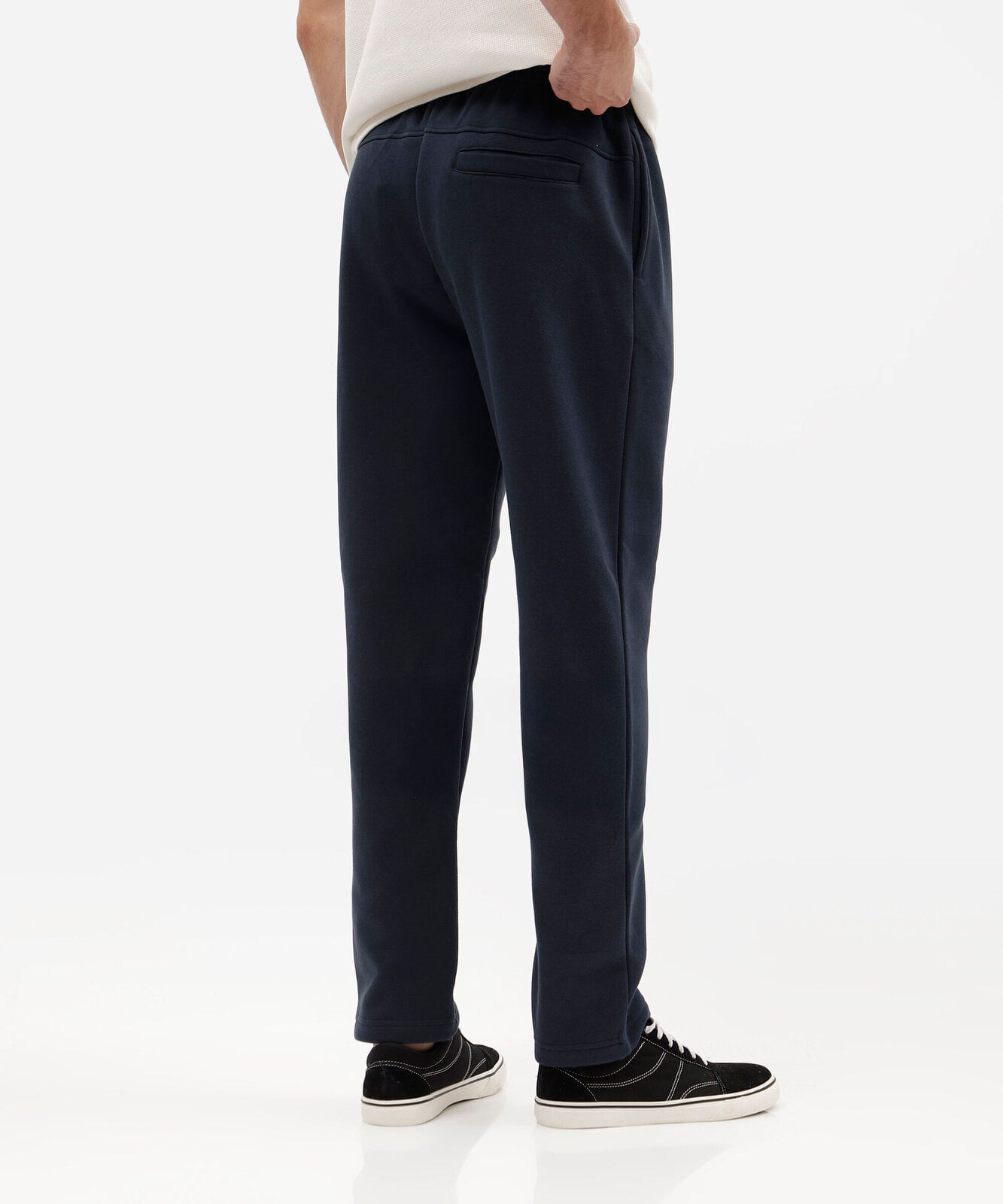 calça masculina esportiva de moletom azul