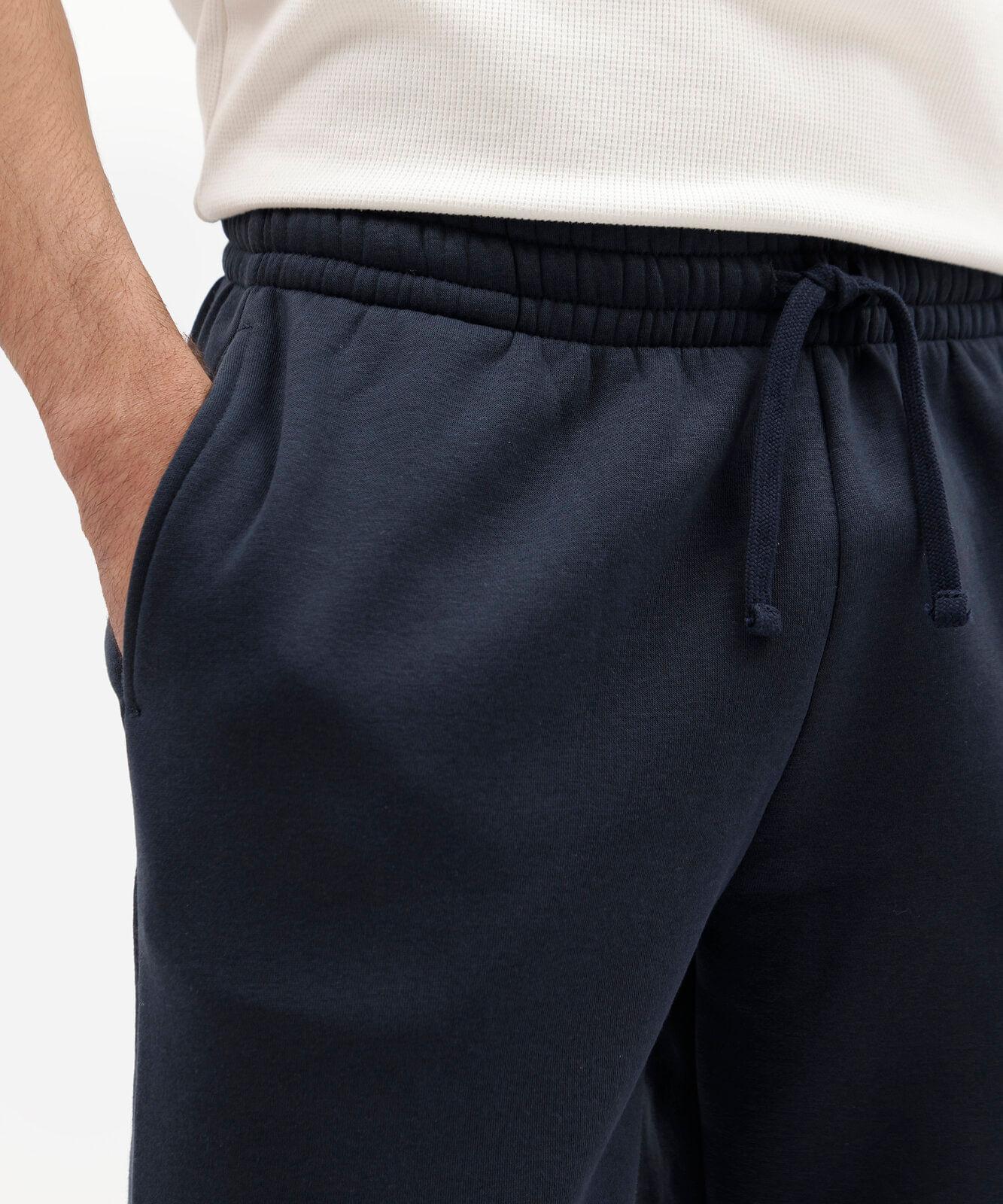 calça masculina esportiva de moletom azul