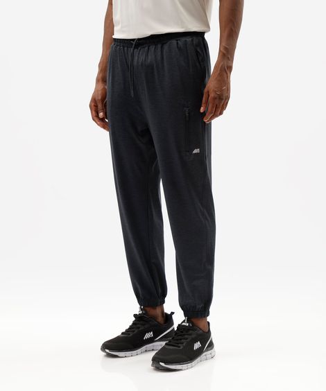 calça jogger esportiva masculina cós elástico azul