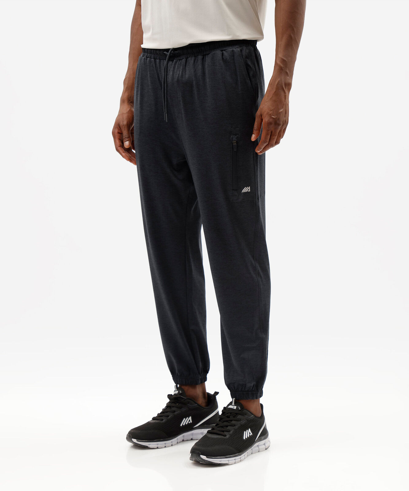 calça jogger esportiva masculina cós elástico azul