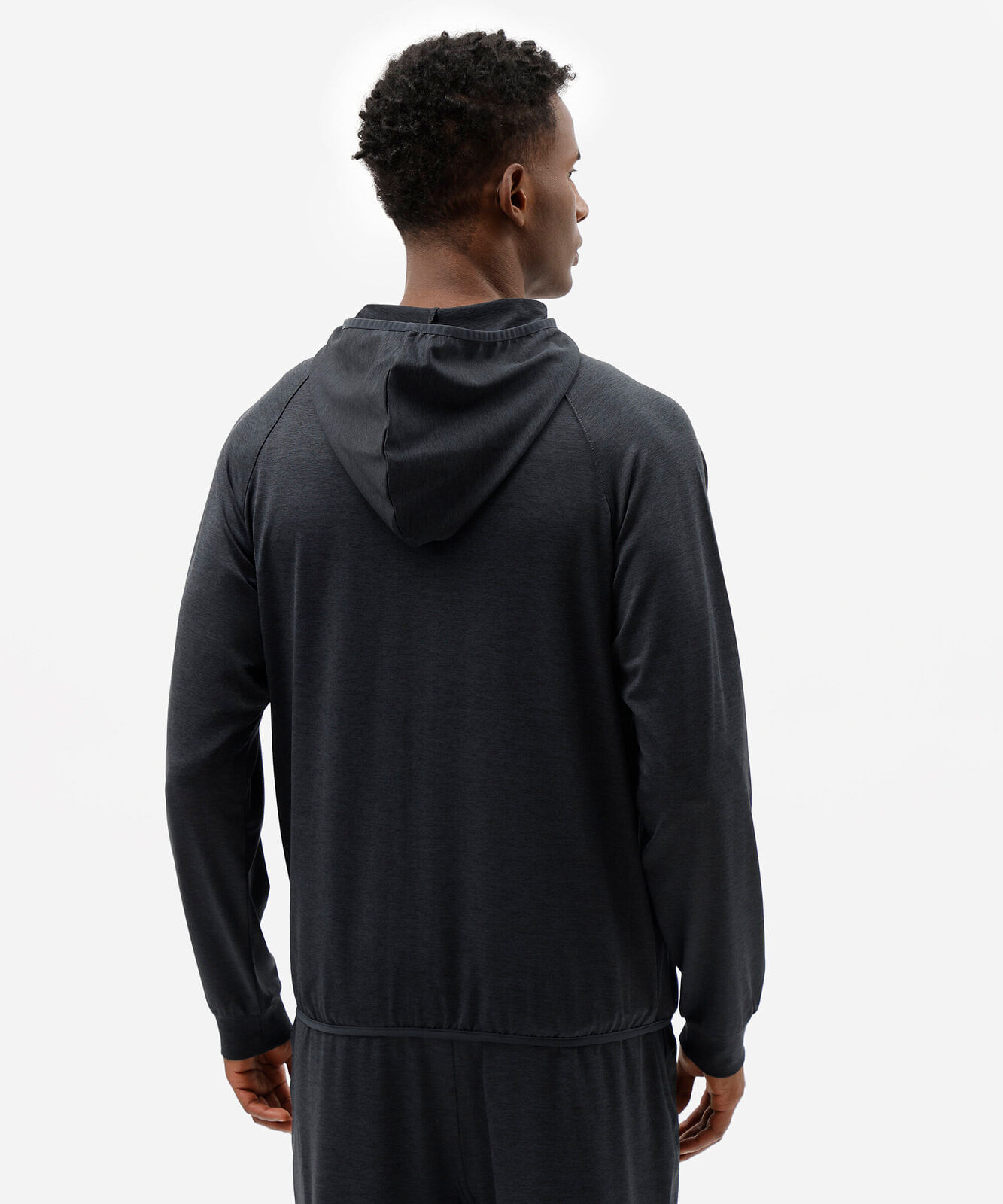 jaqueta esportiva masculina com capuz azul
