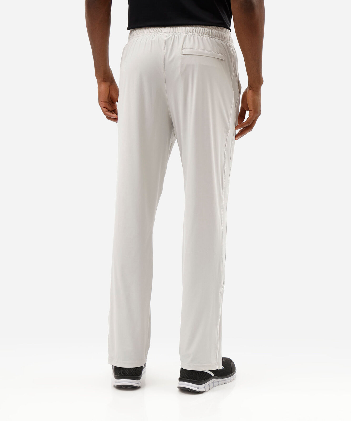 calça esportiva masculina com nervuras cinza