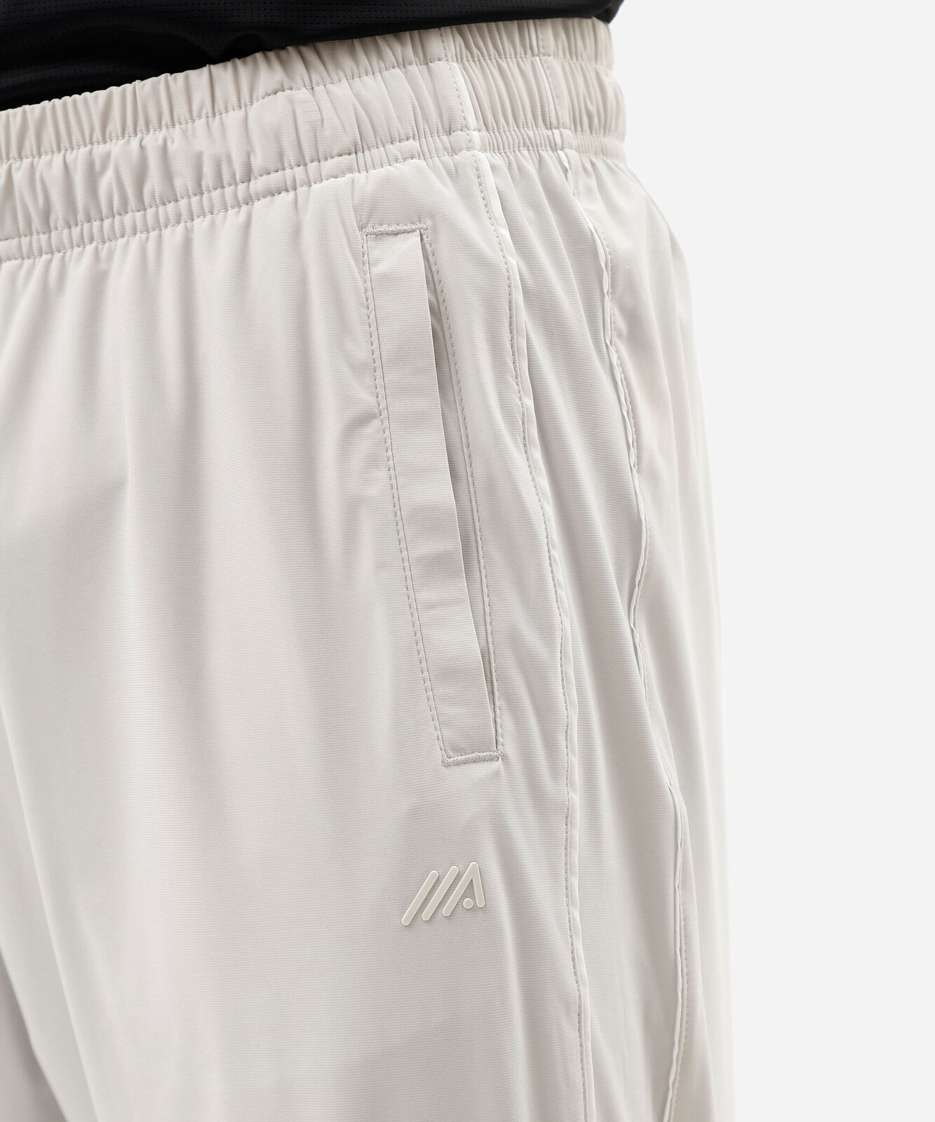 calça esportiva masculina com nervuras cinza