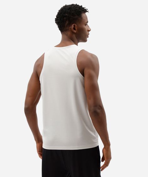 regata slim esportiva masculina estampada cinza