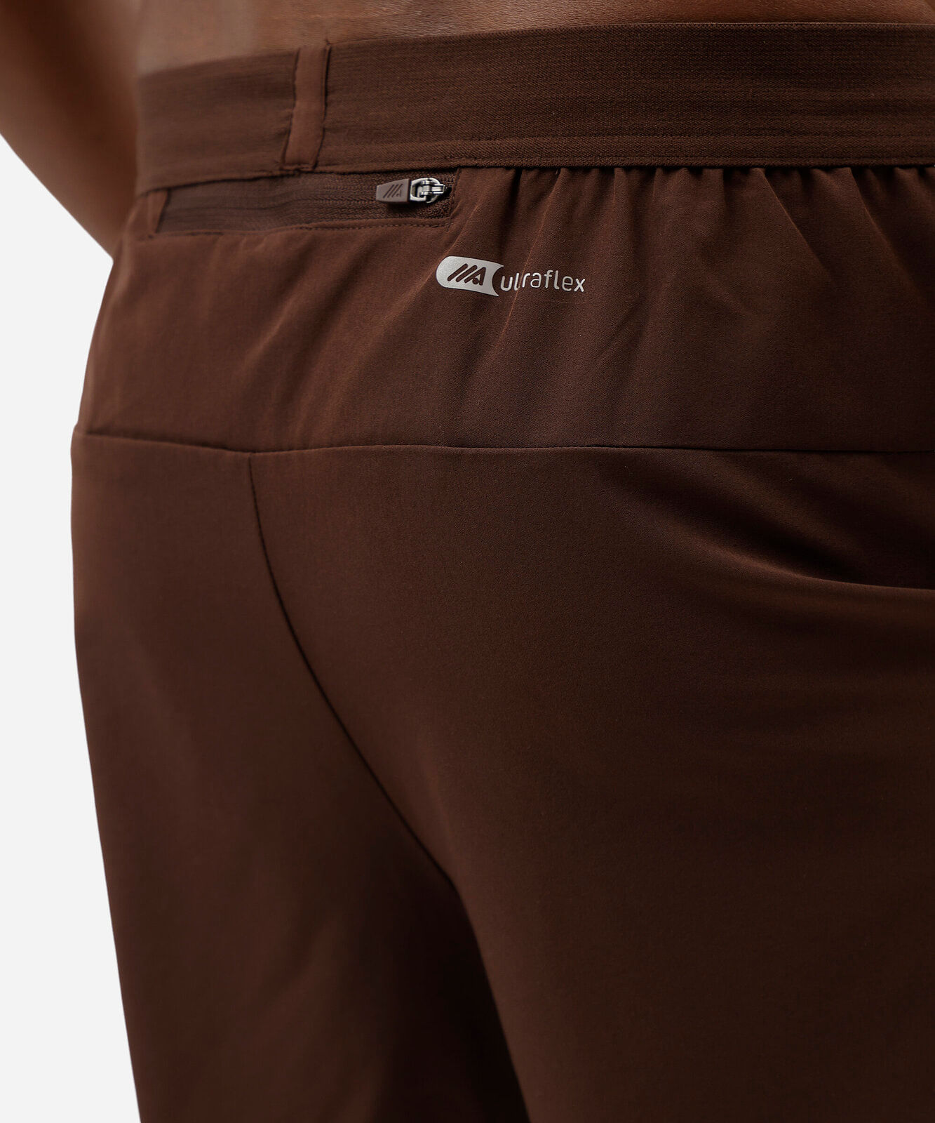 short esportivo masculino bolso com zíper marrom